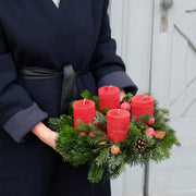 Adventskranz "Classic Crimson Red" | 30cm