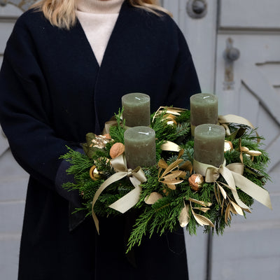 Adventskranz "Winter Pines" | 35cm