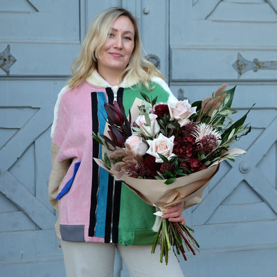 "Cozy Times" in edlem Bordeaux, Beige und Bush