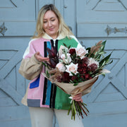 "Cozy Times" in edlem Bordeaux, Beige und Bush