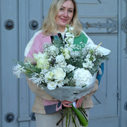 "Snow White" in elegantem Weiß & Wintergrün