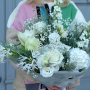 "Snow White" in elegantem Weiß & Wintergrün